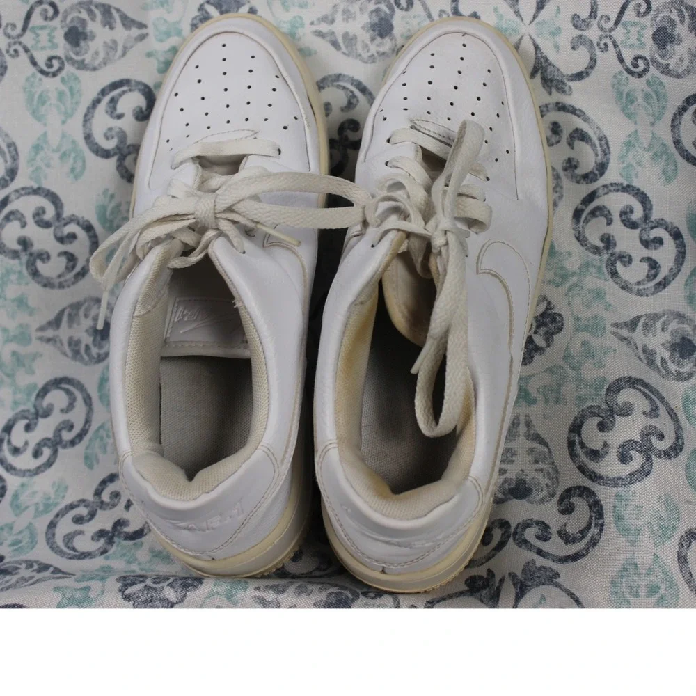 Nike Air Force 1 AF1 Sage‎ Low Platform Sneakers White AR5339-100
